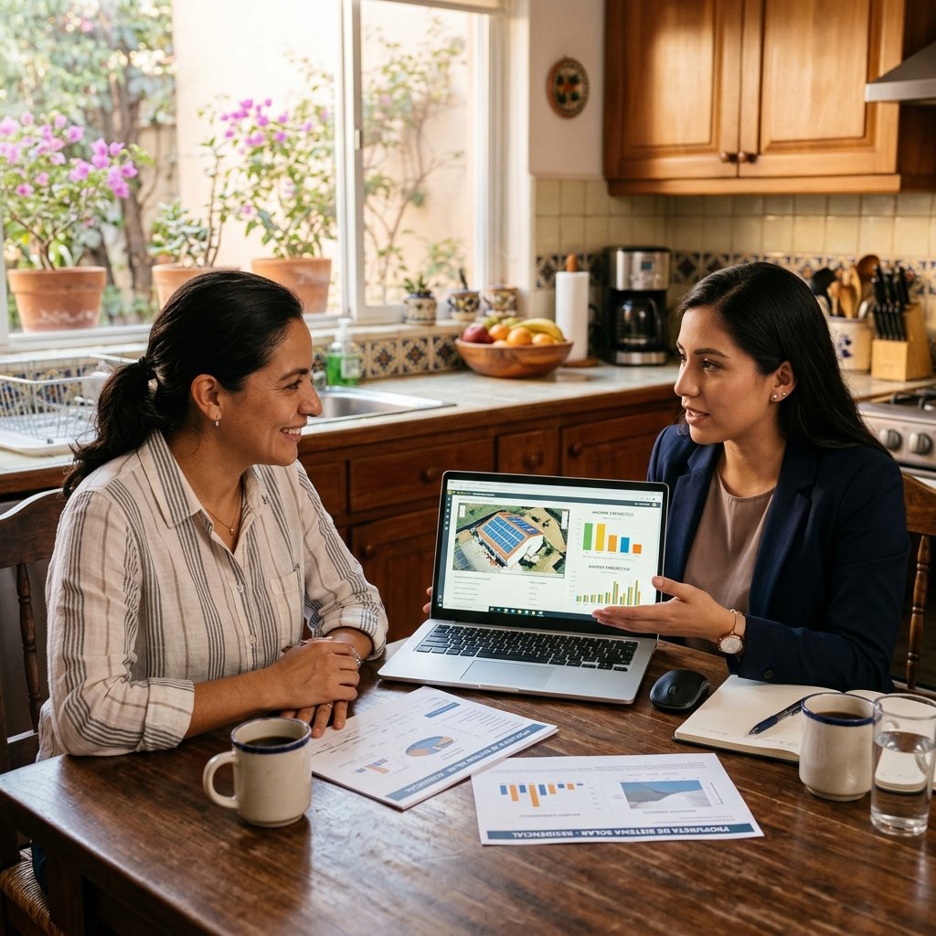 Asesoría profesional de energía solar en casa